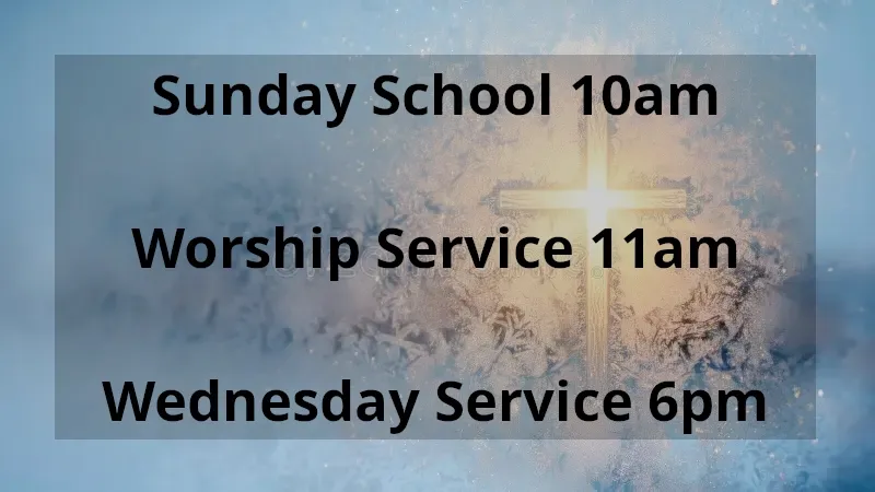 Come Worship With Us!